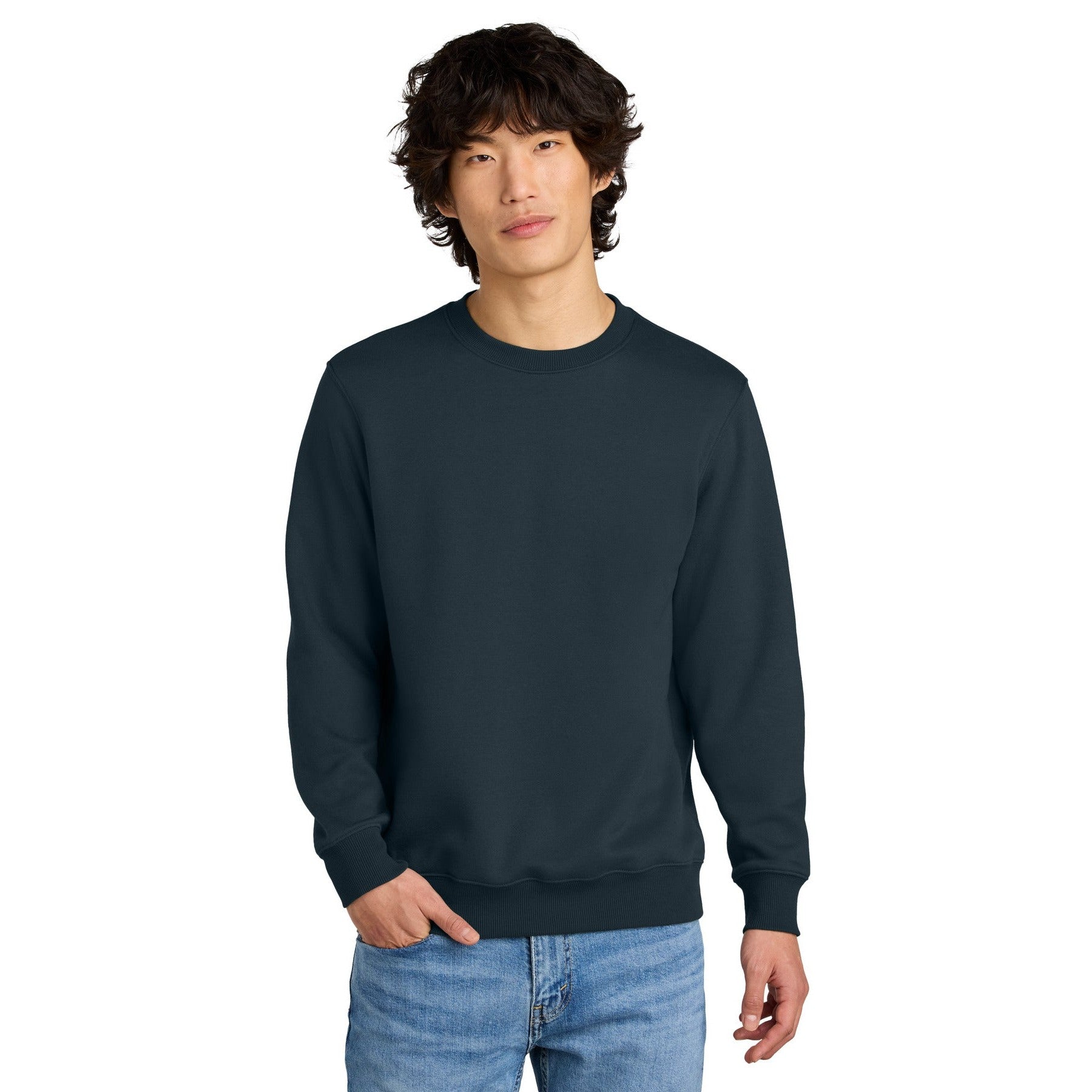 District-District® Perfect Weight® Fleece Crew DT1106-MedTech-7